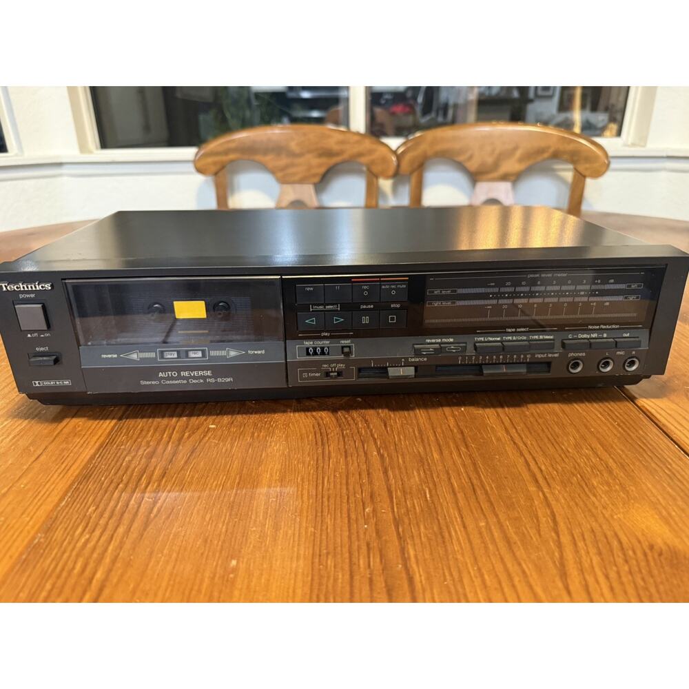 Technics RS-B29R Stereo Cassette Deck Auto Reverse Dolby-Tested Powers On & Runs
